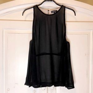 Babaton Keshawn Sleeveless Blouse in Black